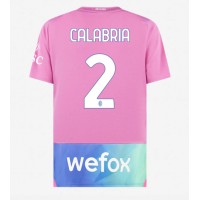 Koszulka piłkarska AC Milan Davide Calabria #2 Strój Trzeci 2023-24 tanio Krótki Rękaw